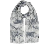 Fraas - Schal Sustainability Edition - Stola mit wilden Tieren poppy seed - Gr. - OS