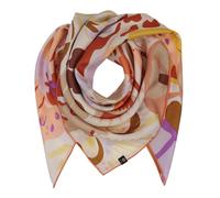 FRAAS Silk Stole With Floral Print Nougat