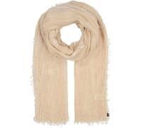 FRAAS Stola Damen mit Blumen-Stickerei - 110 x 200 cm - in Viskosemischung - für festliche Anlässe Honest White