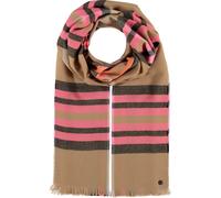 Fraas Stola FRAAS Plaid Hell-Camel, 60 x 200 cm, Polyacryl, kariert, für Damen, Made in Germany