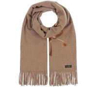 Fraas Stola Chinchilla mit Schleifen-Stickerei und Fransen – 65 x 195 cm – Gr. OS