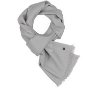 FRAAS Damen-Schal 70 x 190 cm - Modische Stola mit Fransen aus Wolle - Perfekt für jedes Outfit Opal Grey