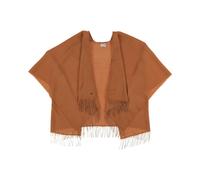 Fraas Poncho Damen braun, ONE SIZE