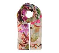 FRAAS Tuch Silk Stole With XL Floral Print Champaign Powder mehrfarbig