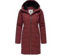 Wintermantel RAGWEAR "Noita YOUMODO", Damen, Gr. M (38), weinrot, Obermaterial: 100% Polyester, Innenfutter: 100% Polyester, Wattierung: 100% Polyester, tailliert ca. Mitte Oberschenkel, Ärmel ohne Är
