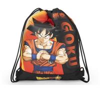 Franco Cosimo Panini Dragon Ball - Offizieller Kordelzugbeutel von Dragon Ball, kompakt und vielseitig, ideal für Fitnessstudio, Schule, Reisen, Brotdose, Geschenkidee für Kinder und Jugendliche, 35 x