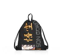 Franco Cosimo Panini Dragon Ball Rucksack Kordelzug, rückseite, 35x 42H x 2 cm, Casual