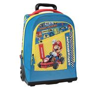 Franco Cosimo Panini Mario Kart Schulrucksack Mario Kart, blau, 36x23x47, Trolley