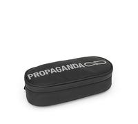 Franco Cosimo Panini Propaganda - Federmäppchen für die Schule Propaganda, ovales Federmäppchen, leicht, kompakt, einfach zu tragen und im Rucksack zu verstauen, praktischer Reißverschluss, 8 x 22 x 8