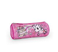 Franco Cosimo Panini Tokidoki - Offizielles Tokidoki Federmäppchen, Tombolino Federmäppchen, leicht und kompakt, einfach zu tragen und im Rucksack zu verstauen, mit praktischem Reißverschluss, 22 x 8