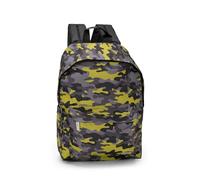 Franco Cosimo Panini Unisex Kinder Zaino Americano Amerikanischer Rucksack Allover MESH Comix, Schwarz Camo