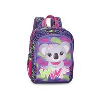 Franco Cosimo Panini WWF Offizieller WWF Mini-Rucksack mit Hauptfach und Fronttasche mit Reißverschluss, verstellbare und gepolsterte Schultergurte, gepolsterte Rückseite und Boden, 23 x 30 x 10 cm,