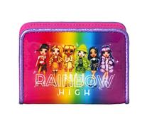 Franco Panini. Rainbow High Geldbörse mit Knopf für Mädchen, 11 x 7,5 cm, Mehrfarbig, Mehrfarbig, Taglia Unica, Casual