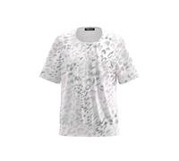 FRANK WALDER - Blusenshirt NOS mit sanften Falten pink lavender/ecru/kiesel - Gr. - 44
