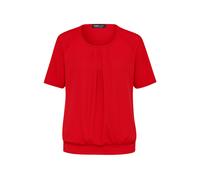 FRANK WALDER - Blusenshirt NOS im Materialmix cranberry - Gr. - 46
