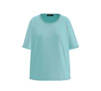 FRANK WALDER - Blusenshirt NOS mit doppelt paspeliertem Ausschnitt blue lagoon - Gr. - 40