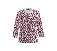 FRANK WALDER - Blusenshirt NOS mit in lässiger Passform sandstone/french fuchsia/schwarz - Gr. - 44