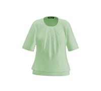 FRANK WALDER - Blusenshirt NOS mit modischer Faltenpartie vorne pale green - Gr. - 40
