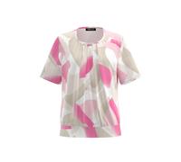 FRANK WALDER - Blusenshirt NOS mit Strukturstreifen pink blush/ecru - Gr. - 42