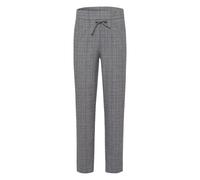 FRANK WALDER - Hose CASUAL in modischem Glencheck ecru/anthrazit - Gr. - 44