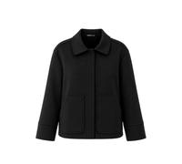 FRANK WALDER - Leichtjacke IVORY NOIR mit Knopfleiste schwarz - Gr. - 40