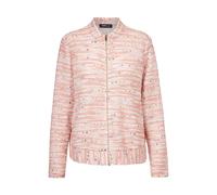 FRANK WALDER - Leichtjacke SALTED TANGERINE mit Strukturmuster tangerine/ecru - Gr. - 42