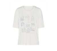 FRANK WALDER - Shirt LOVELY SOFT TONES mit Frontprint pink lavender/ecru/kiesel - Gr. - 44