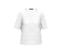 FRANK WALDER - Shirt NOS mit detailverliebtem Ausschnitt ecru - Gr. - 52