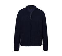 FRANK WALDER - Strickjacke NOS aus softem Struktur-Jersey merlot - Gr. - 42