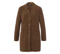 FRANK WALDER - Strickjacke VELVET BLOOM in Bouclé-Strickoptik marone - Gr. - 44