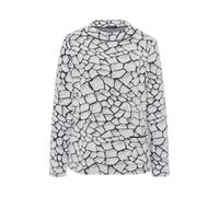 FRANK WALDER - Strickpullover ICED LAVENDER in moderner Optik anthrazit/ecru - Gr. - 38