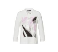 FRANK WALDER - Sweatshirt CASUAL mit Motivprint und Schmuck soft purple/ecru/anthrazit - Gr. - 42