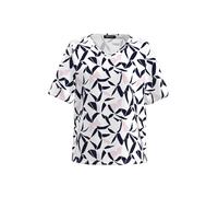 FRANK WALDER - T-Shirt NOS aus Ecovero Viskose ecru/ink/rosé - Gr. - 42