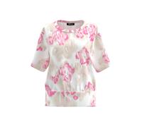 FRANK WALDER - T-Shirt NOS mit Bunddetail pink blush/ecru - Gr. - 40