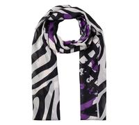 FRANK WALDER - Tuch WINTER ROMANCE in tollen Farben ecru/schwarz/deep orchid - Gr. - 0