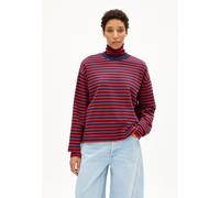 ARMEDANGELS FRANKAA MAARLEN STRIPE - Damen Sweatshirt aus Bio-Baumwolle tinted navy-candy apple L