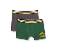 Franklin & Marshall Herren Boxershorts, D Green/D Grey Melan, I101292, Gr. L