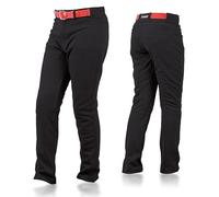 Franklin Sports Youth Knicker Baseball + Softball Pants - Knee High Black Baseball Pants for Kids - Knicker Style Baseball + Softball Pants with Belt Loop - Black - Youth Medium
