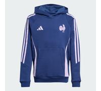 adidas Frankreich Kapuzenjacke Kinder, Farbe Blau, Größe 128