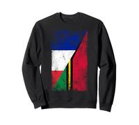 Frankreich & Vanuatu Flaggen - Französisch Vanuatuan Sweatshirt