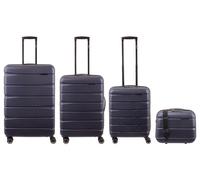 Franky ABS13 76/66/55er + BC Trolley 4er SET Dehnfalte Hartschale bluestone - Dunkelblau / onesize