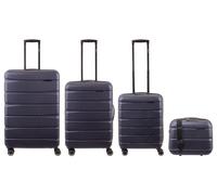 Franky ABS13 76/66/55er + BC Trolley 4er SET Dehnfalte Hartschale bluestone - Dunkelblau / onesize