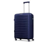 Franky Check-in Koffer für Damen und Herren | mittelgroßer Trolley 42 x 24 x 65 cm aus hochwertigem, leichtem Polypropylen Material | Erweiterbar & TSA-Schloss| London Serie