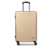 Franky Dallas 3.0 4 Rollen Trolley M 65 cm mit Dehnfalte beige (FRA12346-08) beige
