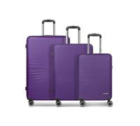 Franky Dallas 3.0 Hartschalen-Trolley mit 4 Rollen Koffer Set 3 Teilig | Ausgestattet mit TSA-Schloss, Dehnfalte, Leicht | Carry on Luggage für Männer-Frauen - Ideal für Flug-Geschäftsreisen