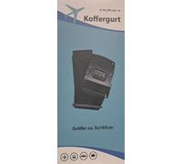 FRANKY - Franky KG03 Koffergurt mit Zahlenschloss schwarz Schwarz