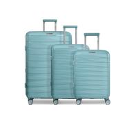 Franky London 4 Rollen Kofferset 3-teilig Mit Dehnfalte für Herren - XL