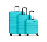 Franky Koffer-Set 3-teilig für Damen und Herren | Reise-Trolleys 51 x 30 x 76 cm aus hochwertigem, stoßfestem ABS Material | Erweiterbar & Teleskopgriff| Munich 4.0 Serie