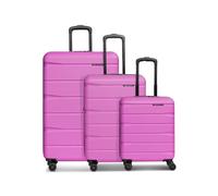 Franky Munich 4.0 4 Rollen Kofferset 3-teilig mit Dehnfalte rosa