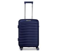 Franky London 4 Rollen Kabinentrolley S 55 cm mit Dehnfalte dark blue Herren